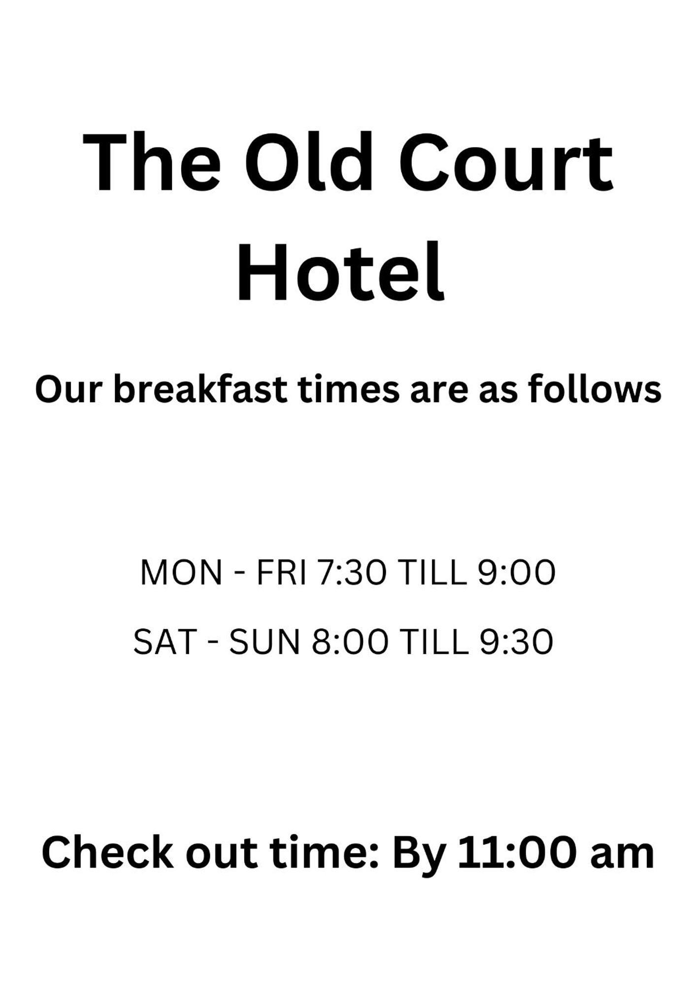 The Old Court Hotel Witney Esterno foto